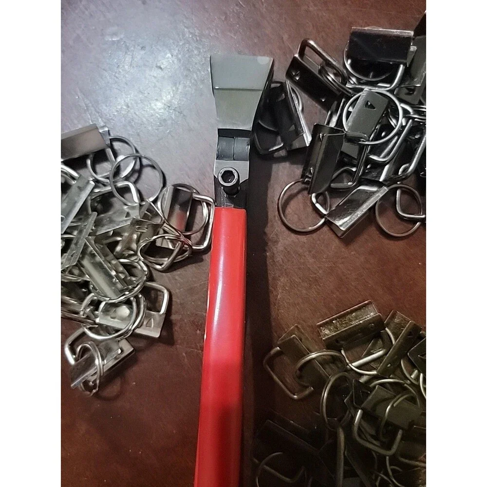 Swpeet 36 in 1 Set 25mm 3 Colors Key Fob Hardware with Key Fob Pliers & Glass...